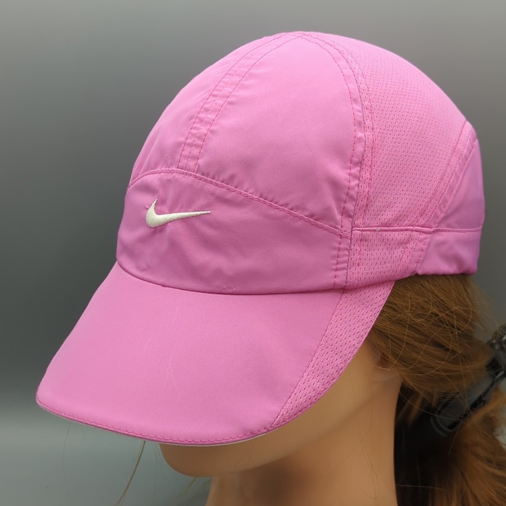 Vintage Nike Tailwind 7 Panel Fit Dry Mesh Hat Cap Adjustable Center Swoosh Y2K